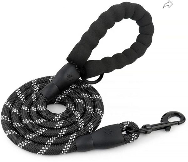 Strong Durable Nylon Leash with Comfortable Padded Handle Dog